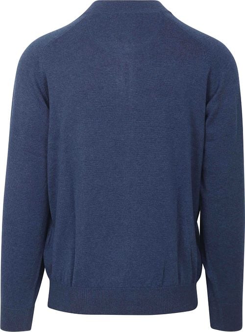 Casa Moda Pullover Zip Blue Product / Achterkant