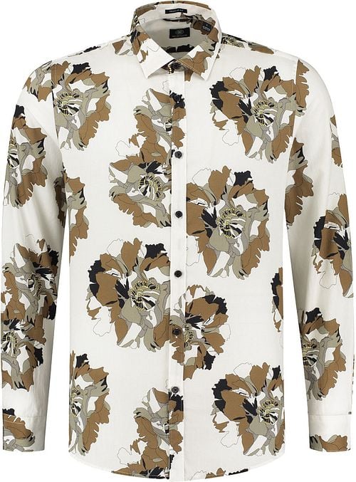 Dstrezzed Shirt Camo Flower Off-White Product