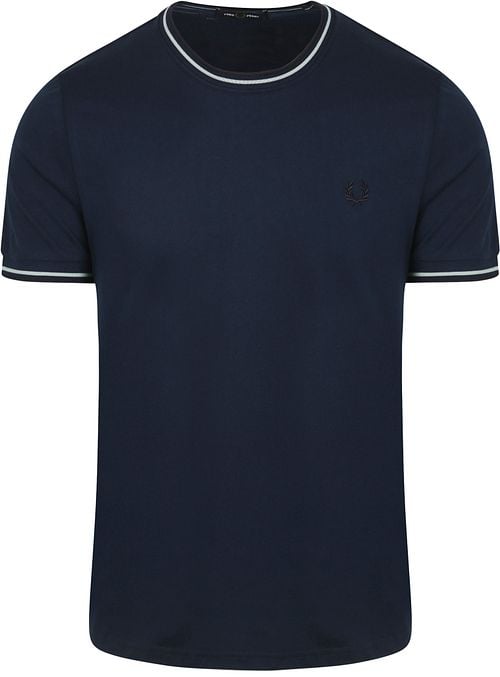 Fred Perry M1588 Twin Tipped T Shirt marine Product