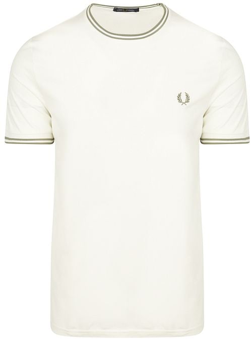 Fred Perry M1588 Twin Tipped T Shirt Off-White Product
