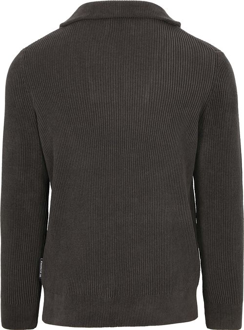 Marc O'Polo Pull Half Zip Anthracite Product / Achterkant