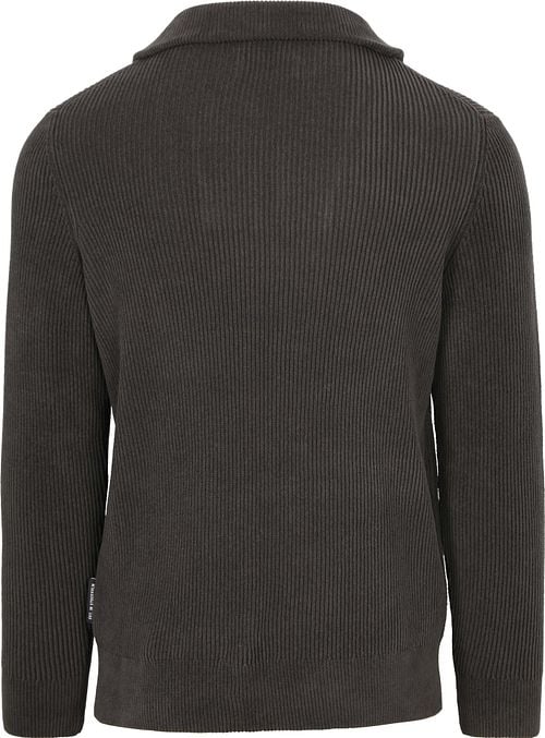 Marc O'Polo Half Zip Trui Antraciet Product / Achterkant
