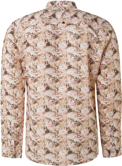 No Excess Chemise De Lin Imprimé Floral Multicolore Product / Achterkant