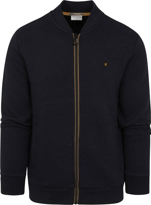 No Excess Vest Patroon Navy Blauw Product