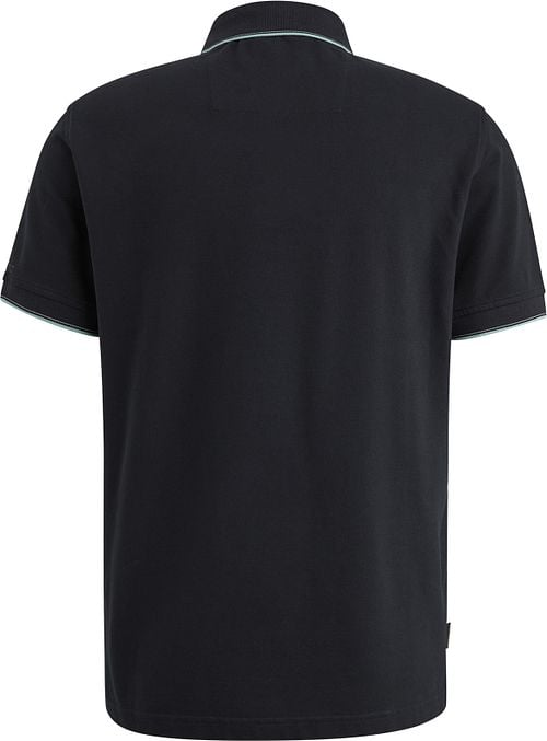 PME Legend Poloshirt Piqué Logo Navy Product / Achterkant