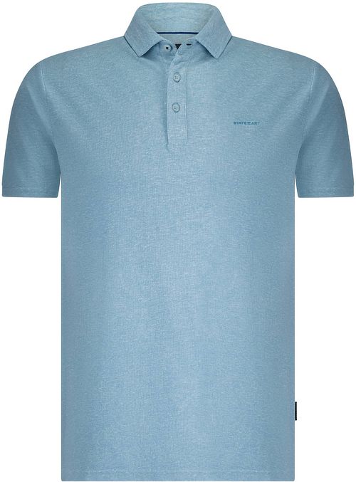 State of Art Poloshirt Piqué Melange Light Blue Product