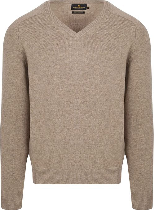 Steppin' Out Pullover V-Neck Lambswool Sand Product