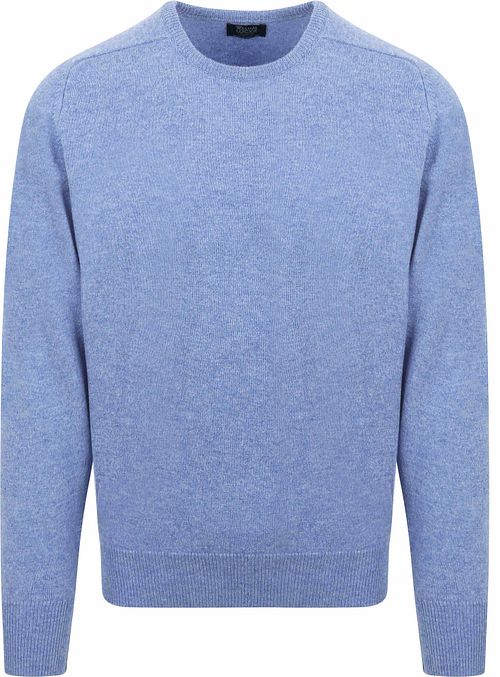 William Lockie Pullover O-neck Lambswool Glacier Product
