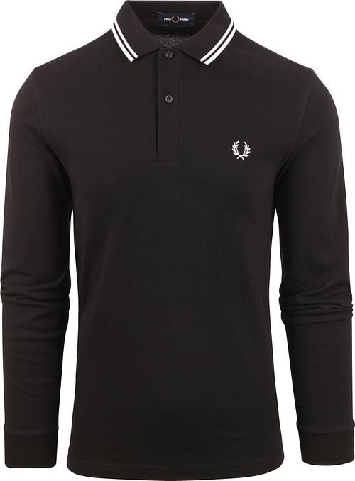 Fred Perry Langarm-Poloshirt Schwarz 350 Product