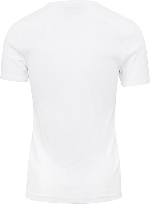 Garage Basic White V-Neck Product / Achterkant