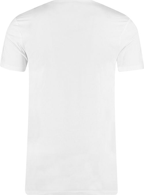 Garage 2-Pack Basic T-shirt Bio V-Neck White Product / Achterkant