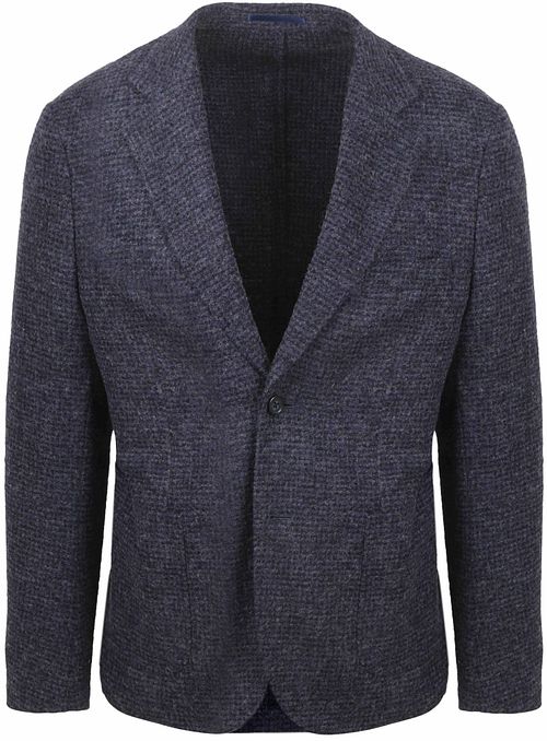 Suitable Knitted Colbert Unlined Marine