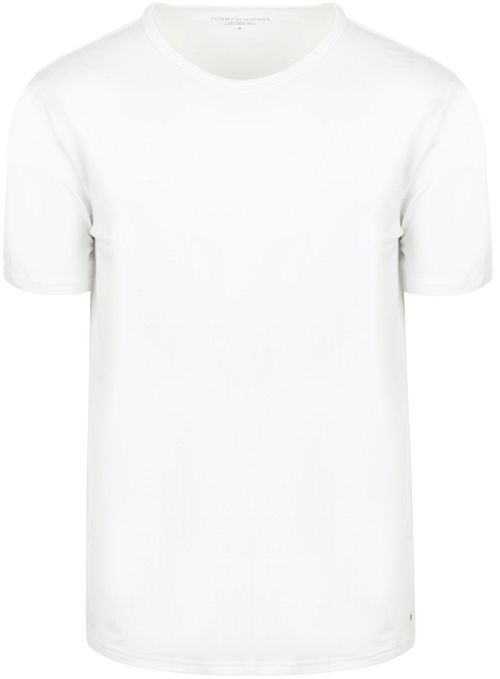 Tommy Hilfiger T-shirts Col Rond Lot de 3 Blanche Model / Voorkant