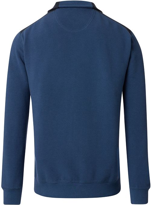 Casa Moda Strickjacke Zip Dark Indigo Product / Achterkant