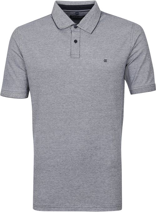 Casa Moda Polo Stretch Mélangé Bleu Foncé Product
