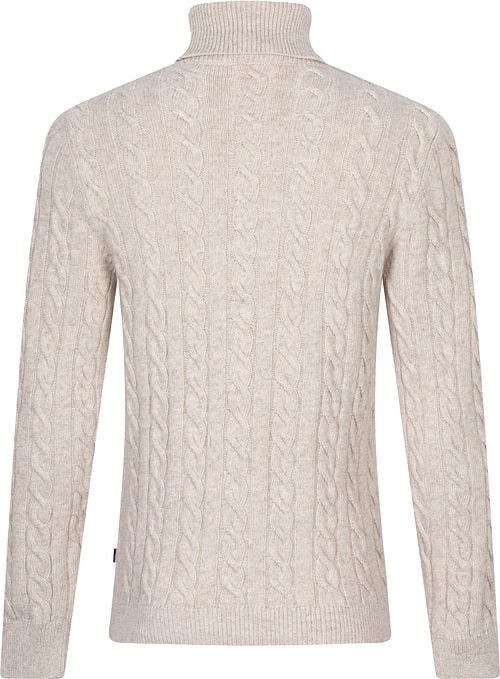 Cavallaro Marzano Roll Neck Beige Product / Achterkant