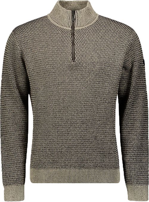 No Excess Half Zipper Greige Product