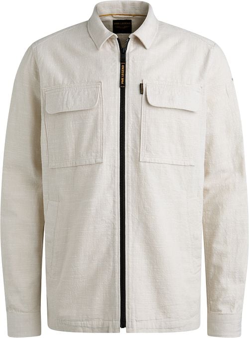 PME Legend Overshirt 2 Tone Slub Ecru Product
