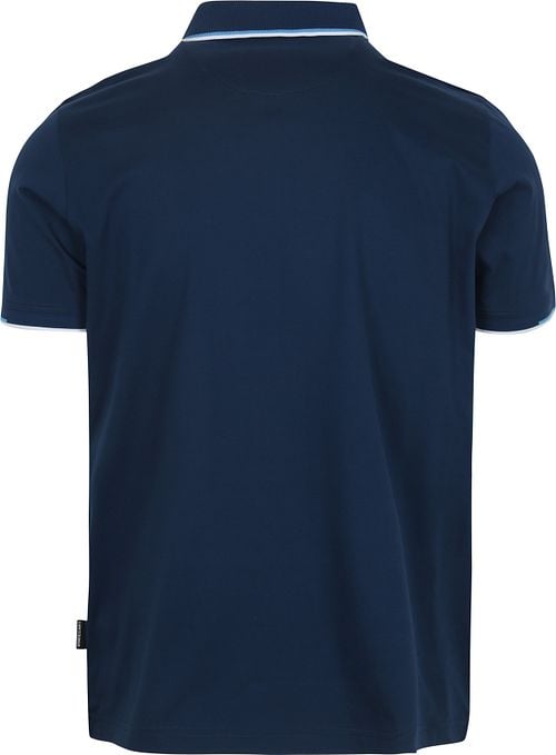 State of Art Poloshirt Jersey Navy Product / Achterkant