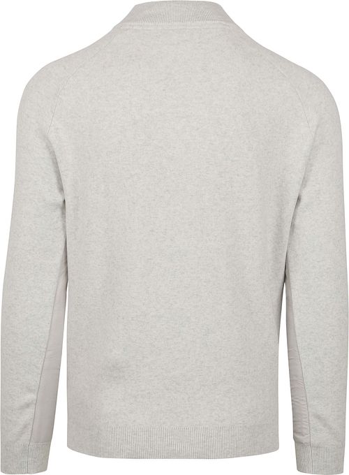 Blue Industry Sweater Melange grijs Product / Achterkant