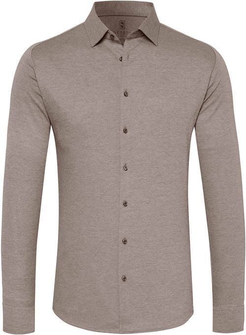Desoto Shirt Non Iron Modern Kent Light Brown Product