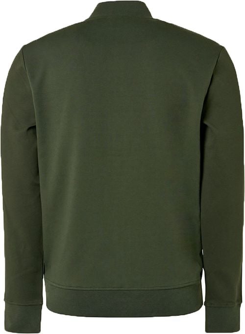 No Excess Cardigan Jacquard Dark Green  Product / Achterkant