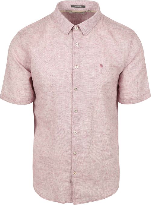 No Excess Short Sleeve Hemd Linen Blend Rosa Product