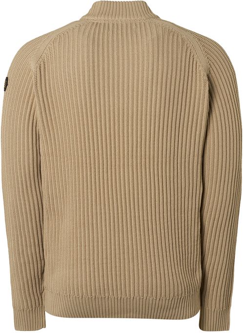 No Excess Pullover Turtle Knitted Beige Product / Achterkant