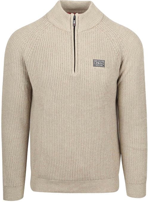 NZA Half Zip Sweater Drake Ecru Product