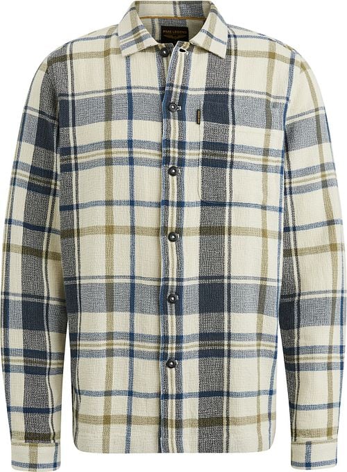 PME Legend Overshirt Checks Ecru Product