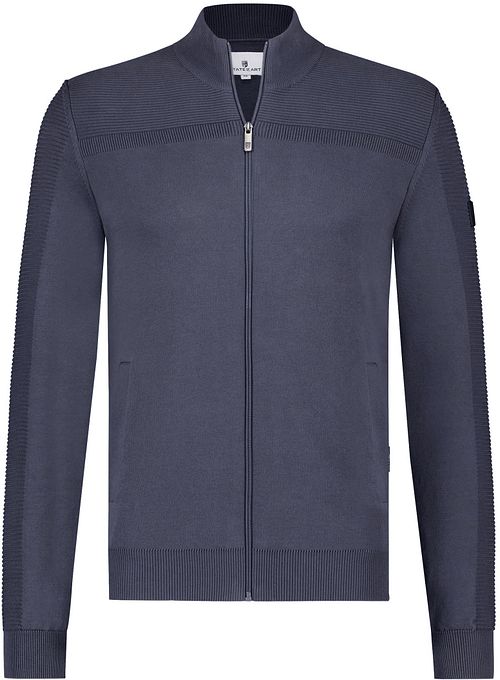 State Of Art Cardigan Zip Navy Product