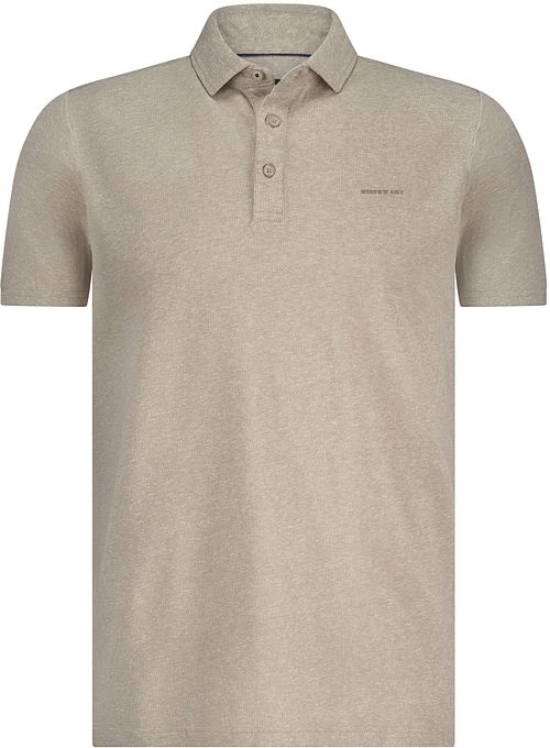 State of Art Poloshirt Piqué Melanger Beige Product