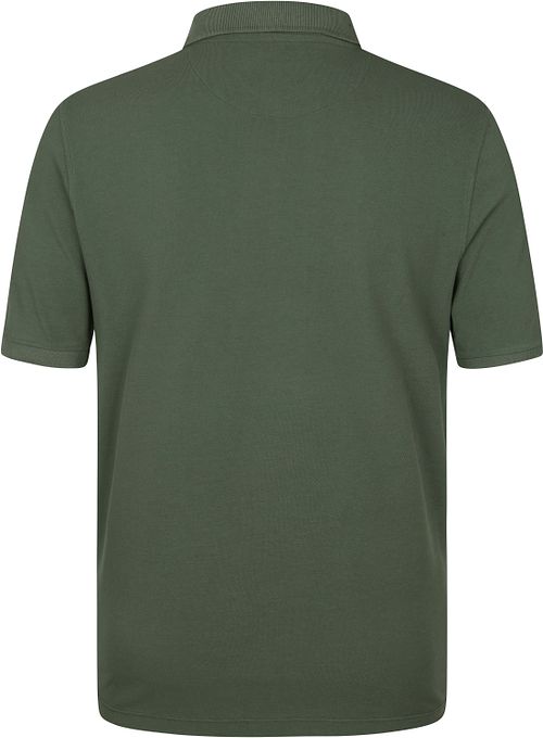 Suitable Respect Polo Shirt Pete Dark Green Product / Achterkant