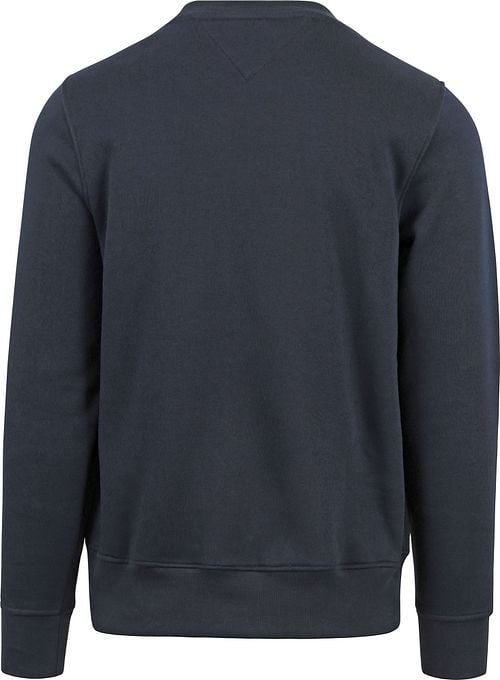 Tommy Hilfiger Logo Sweater Navy Product / Achterkant