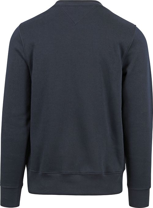 Tommy Hilfiger Sweater Logo Marine Product / Achterkant
