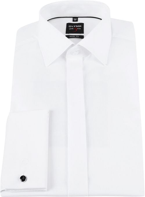 OLYMP Smoking Shirt Level 5 BF White Product / Detail