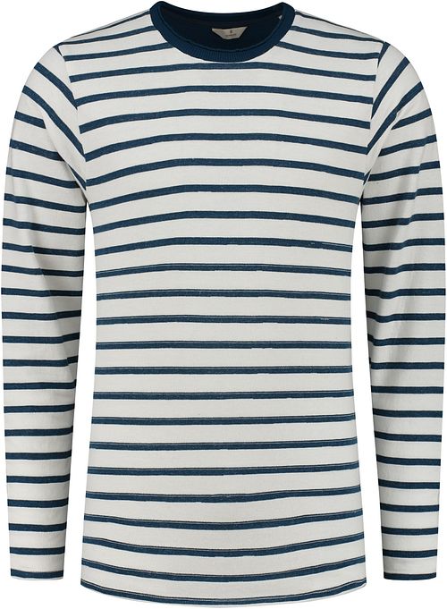 Dstrezzed Pull Rayé Bleu Foncé Product