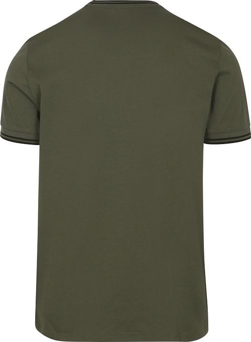 Fred Perry T-shirt Olive Green W49 Product / Achterkant
