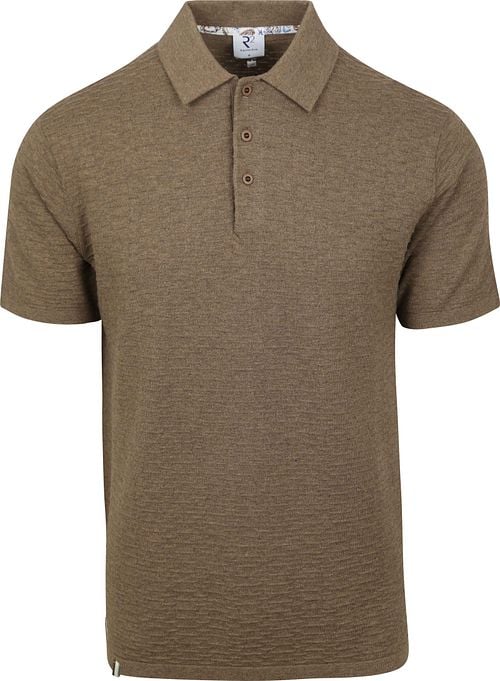 R2 Polo Knitted Taupe Product
