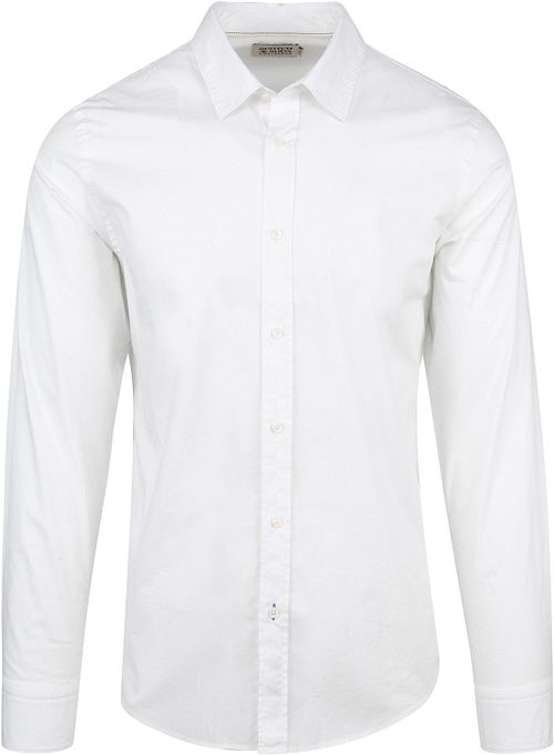 Scotch and Soda Chemise Coupe Slim Blanc Product