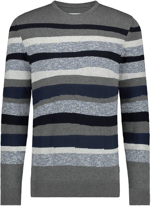 State Of Art Jacquard Pullover Stripe Grey Product
