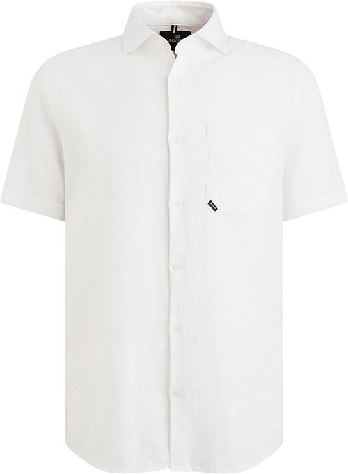 Vanguard Short Sleeve Shirt Linen Blend White Product