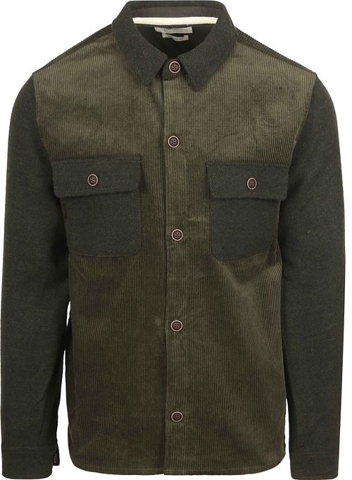 Anerkjendt Overshirt Akoscar Corduroy Mix Olivine Product