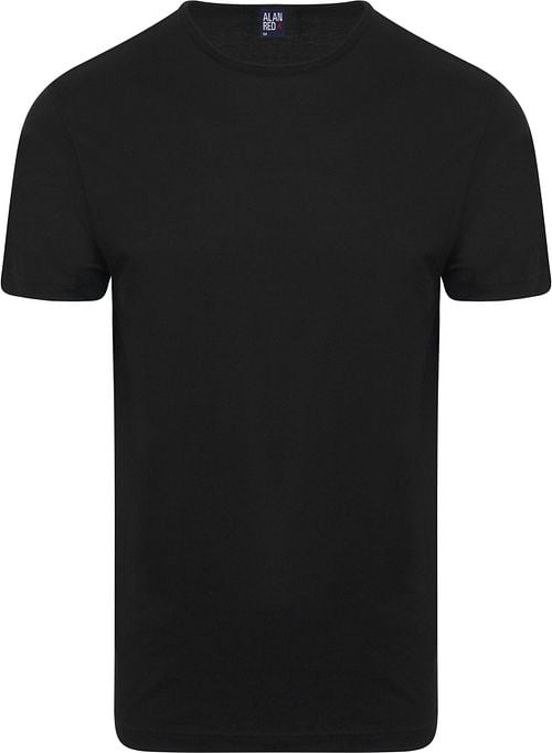 Alan Red Derby O-Neck T-Shirt Black (2Pack) Product