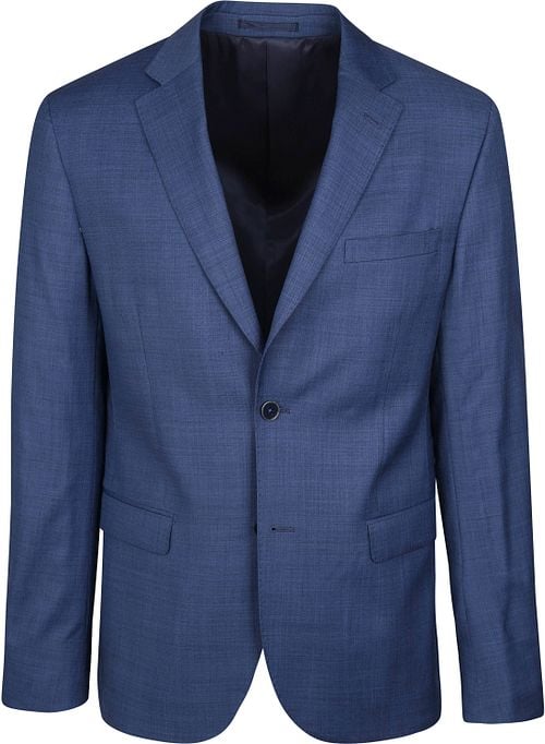 Suitable Kostuum Toulon Wol Blauw