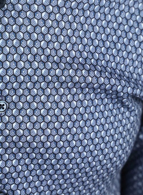Desoto Shirt Print Dark Blue Product / Detail