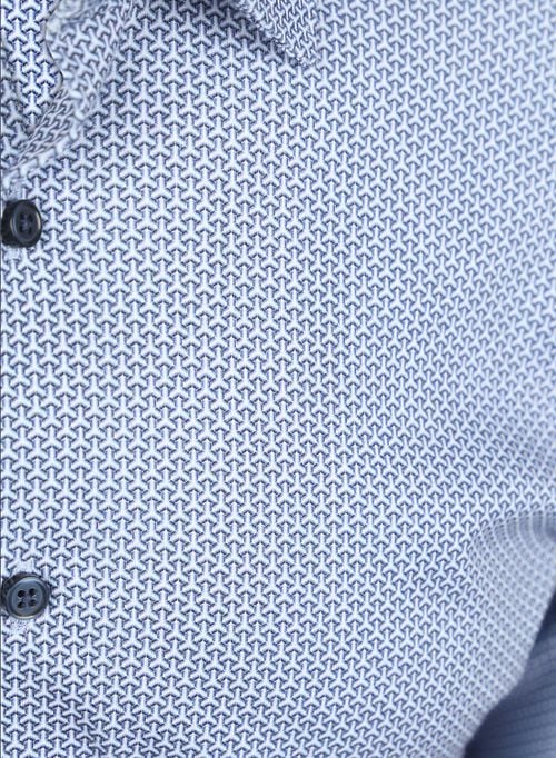 Desoto Shirt Print Blue Product / Detail