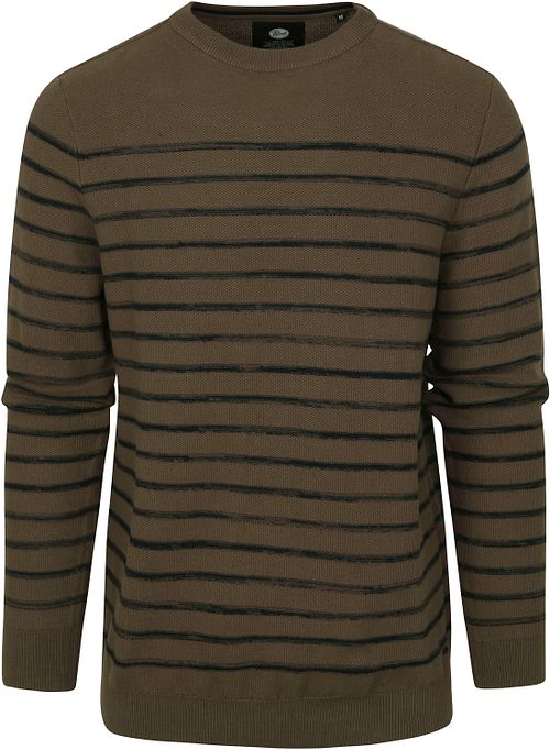 Petrol Sweater Stripe Dark Green Product