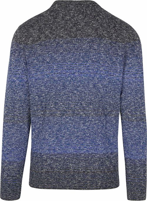 Scotch and Soda Pullover Melange Dark Blue Product / Achterkant