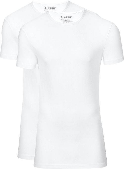 Slater 2er-Pack Stretch T-shirt Weiß Product